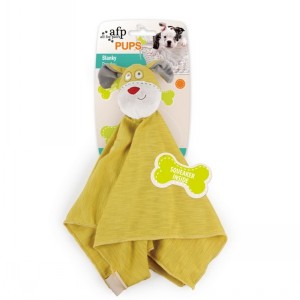 ALL FOR PAWS PUPPY TOY BLANKY SQUEAKER